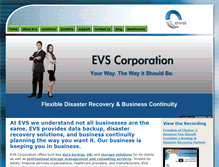 Tablet Screenshot of evscorporation.com